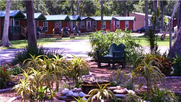 Landscaped Endless Summer Campground in Port Orange Florida